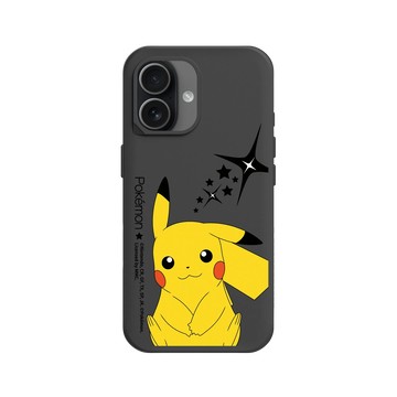 iPhone 17 SolidX 黑 - 寶可夢 Pokemon - 微笑皮卡丘