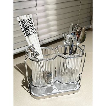 高顏值筷子收納盒家用筷子筒壁掛筷子簍筷筒筷子桶筷籠勺子收納架