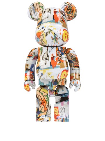 MEDICOM TOY - Andy Warhol x Jean Michel Basquiat BE@RBRICK #4 400% figure - unisex - Plastic - One Size - White