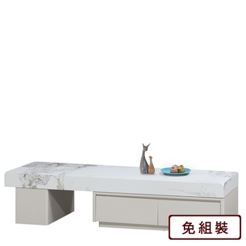 AS DESIGN 雅司家具-基焄岩板伸縮長櫃-寬200~300×深40×高42公分下座高30公分