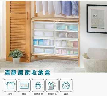 [Keyway聯府] 清靜居家收納盒(2格) 桌上抽屜櫃 小物櫃 抽屜盒 整理盒 置物盒 零件盒 W2 W3 W4【139百貨】