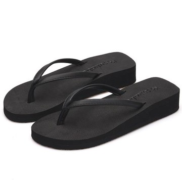 kasukabe日本進口男女夾腳人字拖女外穿涼拖鞋沙灘拖平底中跟高跟