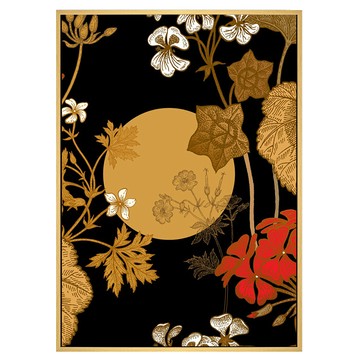 BOLUO GALLERY 菠蘿選畫所 金光璀璨III 掛畫 BFRG4616D  42 x 59.4cm  木色