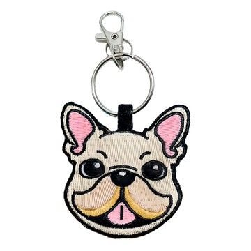 刺繡鑰匙圈  法鬥  1個