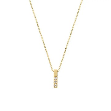 白色拓帕石項鍊