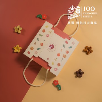 【花見夫人】梅花千層蛋捲 綜合(經典漸層) 無水奶油 天然 無添加 提繩盒