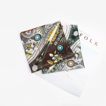 niceioi 鮮豔熱帶雨林絲巾