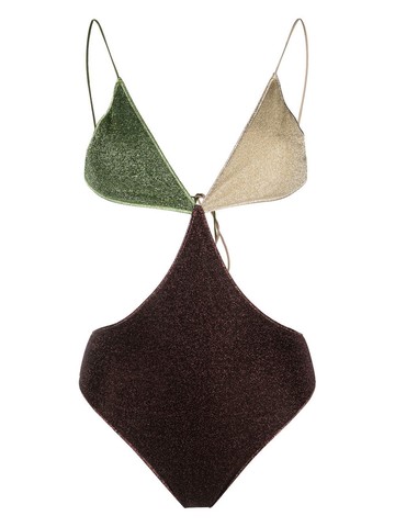 Oséree `Lumiere Colore` Cut-Out `Maillot` Swimsuit