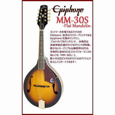 Epiphone エピフォン マンドリン MM-30S フラットマンドリン