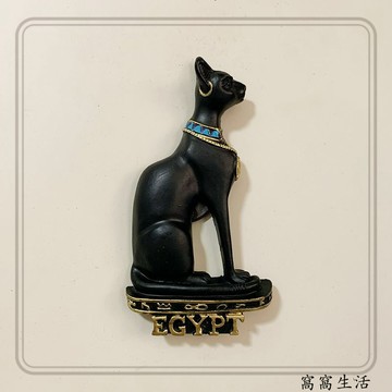 台灣出貨 古埃及黑色貓神像貝斯特神立體冰箱貼磁貼世界城市品禮物