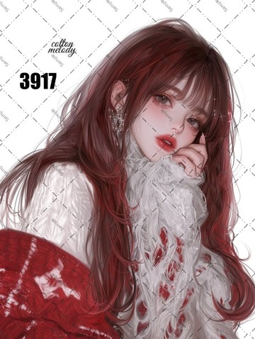 original sticker no.3917 人物貼紙 原創貼紙 原創人物貼紙 裝飾貼紙 cotton melody
