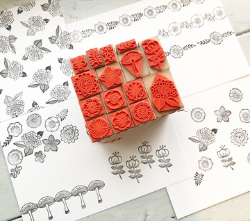 復古花園 迷你印章組