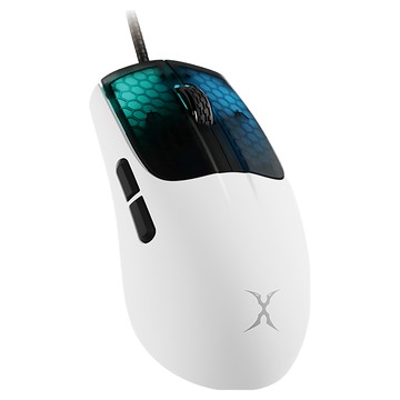 FOXXRAY 狐鐳 極輕彩繪止滑貼 電競滑鼠 50g超輕量設計 12000 dpi 蜂巢紋流光按鍵 6段可調多彩光效  FXR-HM-79  1盒