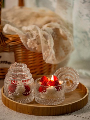 蠟燭 《莓煩惱》儀式感香薰蠟燭生日禮物伴手禮小眾個性可愛高顏值禮物 三木優選