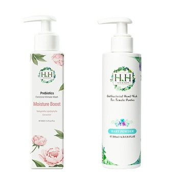 HH益生元私密潔淨露x1(橙花嫩白)+HH女性貼身衣物手洗精x1(寶貝粉)