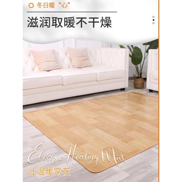 地暖墊家用碳晶石墨烯加熱地墊客廳電熱地毯中式瑜伽韓國移動發熱