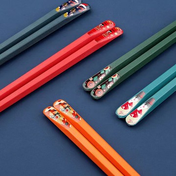 合金筷子家用一人一筷專人專用高檔耐高溫不發霉家庭分餐全家區分