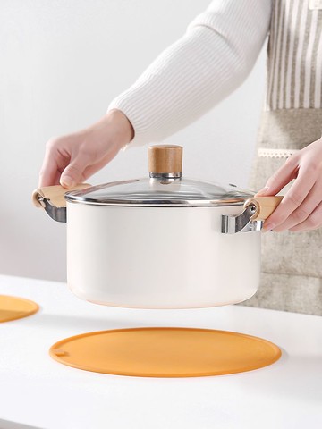 隔熱墊耐高溫硅膠防燙墊家用耐熱碗墊子砂鍋墊子碗盤墊厚餐桌桌墊