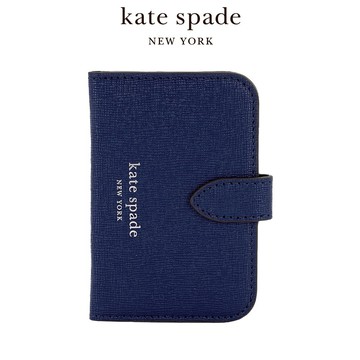 【kate spade】MagSafe 迷你掀蓋包 海軍藍 ｜磁吸便利 精品質感｜新年贈禮 禮物首選