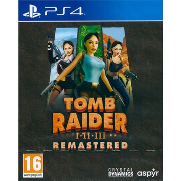 古墓奇兵 1-3 復刻版 重製版 移植版 Tomb Raider 1-3 Remastered - PS4 中英日文歐版