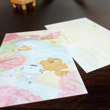 桃花源 - 田園風光明信片 - 系列2