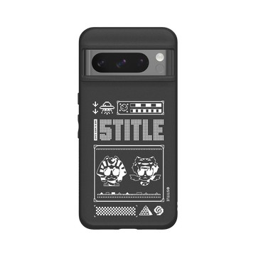 Pixel 8 Pro SolidSuit 黑 - 老高與小茉 - 抬頭星人系列-法老王&劍齒虎