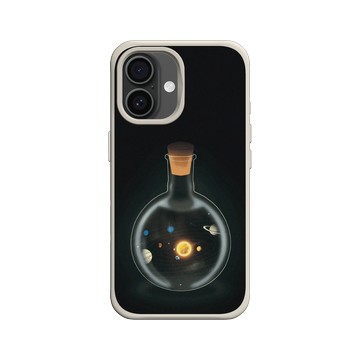 iPhone 16 SolidX 貝殼灰 - MOLECULARTS - 太空瓶