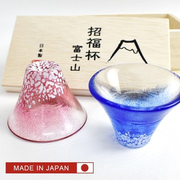 日本製 富士山 冷酒杯木禮盒【NTB11】