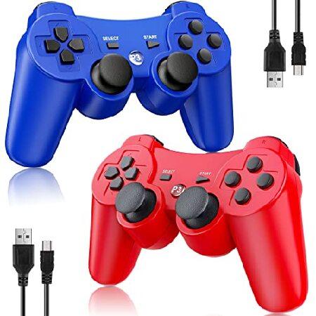 OKHAHA Controller Pack for PS3 Wireless Controller for Sony