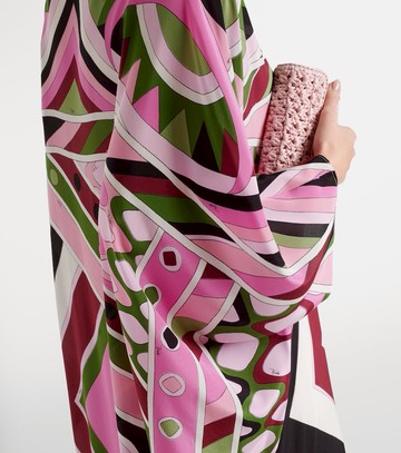 Pucci Printed silk satin kaftan