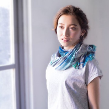 今治竹棉時尚混格圍巾| 經典優雅| 明亮清新| 親膚柔軟| 日本製