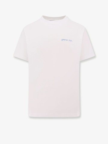 Cotton t-shirt with christian dior tag embroidery - DIOR - gender_Man