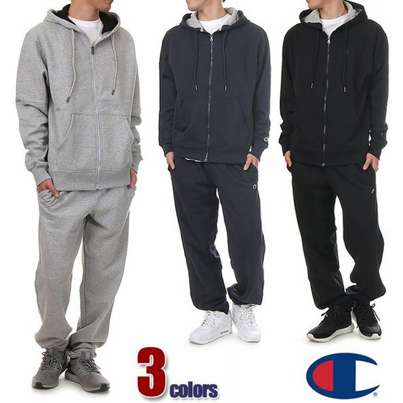 チャンピオン スウェット 上下 ジップパーカー スウェットパンツ メンズ レディース Champion 無地 セットアップ Powerbrend 裏起毛 大きいサイズ Usaモデル 通販 Lineポイント最大0 5 Get Lineショッピング