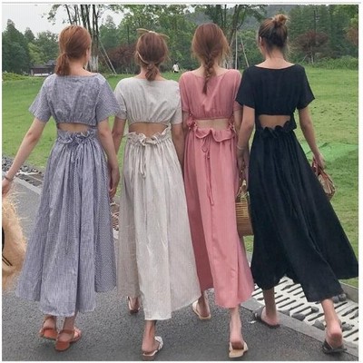 背中開きワンピースの通販 11 762件の検索結果 Lineショッピング