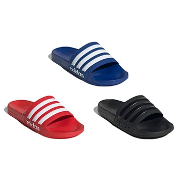 adidas 拖鞋 ADILETTE SHOWER 愛迪達 男女款 運動拖鞋 防水拖鞋 輕量拖鞋 防水 舒適 藍 紅 黑
