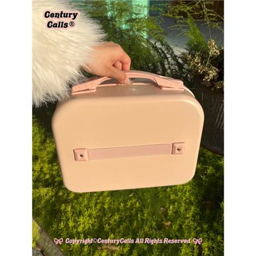 [兔兔草莓園]Lolita洛麗塔14寸手提化妝箱輕奢藝術旅行箱行李迷你