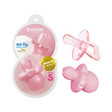 優生矽晶安撫奶嘴升級版標準S-藍/粉(顏色隨機出貨)