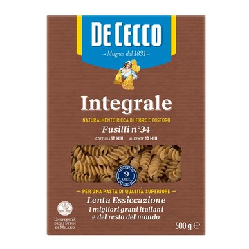 De Cecco義大利全麥螺旋麵