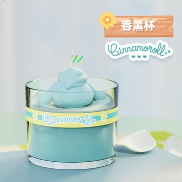 限量預購【遊戲家】三麗鷗家族 無火 香薰蠟燭杯 禮盒 桌上擺飾  - 大耳狗