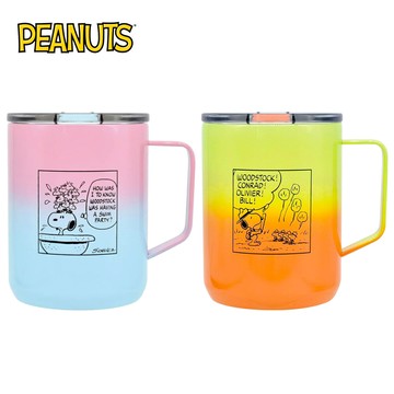 史努比 不鏽鋼 馬克杯 l號 450ml 保冷杯 保溫杯 不鏽鋼杯 768773 768780