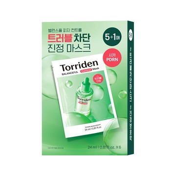 Torriden Balanceful Cica Control Mask Sheet 5ea Set (+1ea)