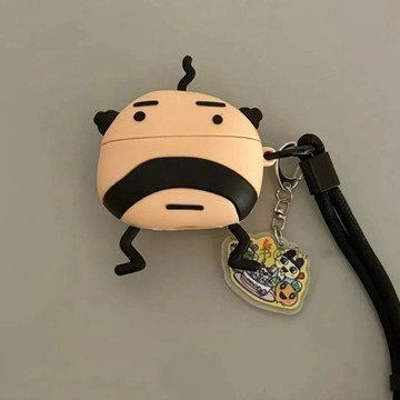 【臺灣出貨】搞怪大叔吉適用airpods pro3保護殼airpods4蘋果耳機套3代2代pro2