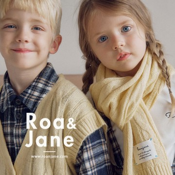 韓國專櫃 RoanJane 鵝黃麻花針織圍巾