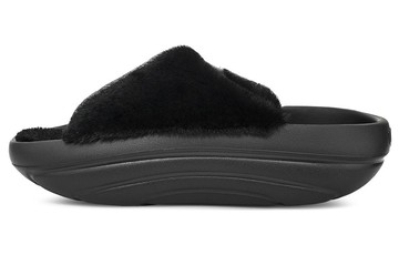 UGG FOAMO UGGPLUSH SLIDE BLACK WOMEN