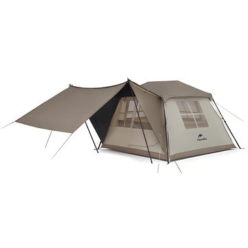 Naturehike 挪客 Village5.0屋脊2代速開帳篷  淺灰色  3-4人