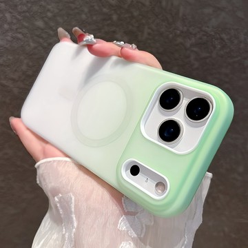 漸變果凍殼 膚感磨砂 磁吸無線充 手機殼 iPhone 17Air 16 15 14 13 12 Promax 防摔殼