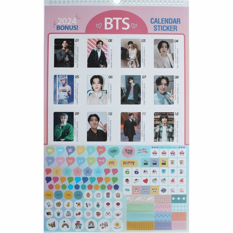 入荷nowオンラインストア BTSカレンダー （BTS  X: on OFFICIAL JAPAN K-POP+アジア