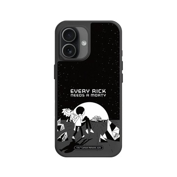 iPhone 17 SolidX 黑 - 瑞克和莫蒂 Rick and Morty - Every Rick Needs a Morty
