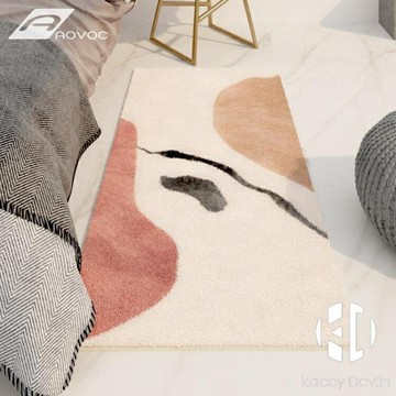 床前客廳地毯臥室床邊毯簡約加厚腳墊房間飄窗家用防滑墊子【聚物優品 】