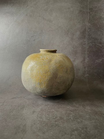 柴燒 - 手捏圓花器